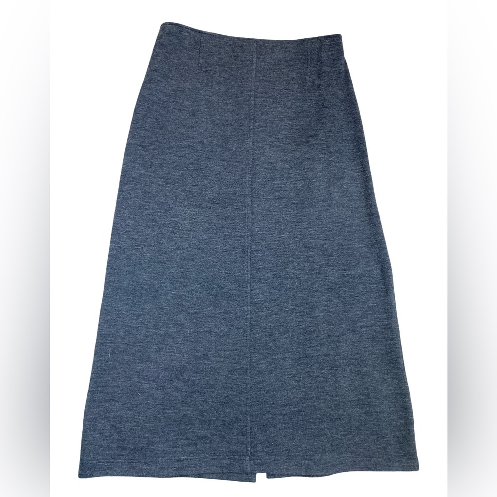 VTG Tijan for Kenar 100% Wool Long Skirt Suit – Size 12 Charcoal Gray Old Money - Picture 5 of 14